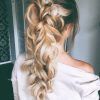 Long Messy Pony With Braid (Photo 20 of 25)