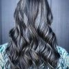 Dark Brown Hair Hairstyles With Silver Blonde Highlights (Photo 14 of 25)