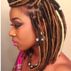 Blonde Faux Locs Hairstyles With Braided Crown (Photo 8 of 25)