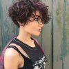 Tapered Brown Pixie Hairstyles With Ginger Curls (Photo 18 of 25)