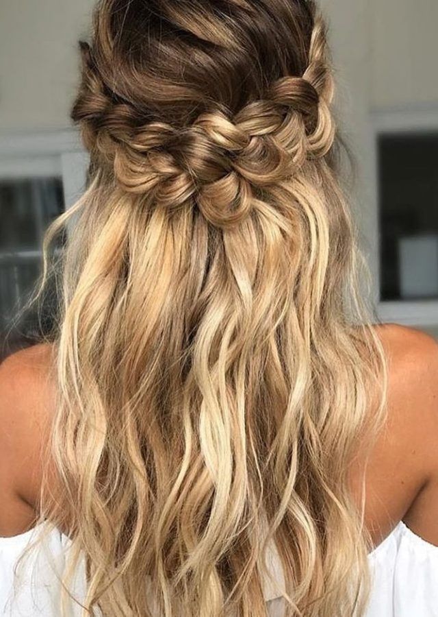 Top 15 of Wedding Hairstyles with Plaits