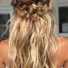 Romantic Curly And Messy Two French Braids Hairstyles (Photo 13 of 15)