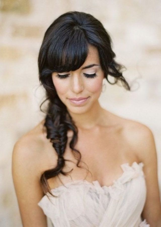 The Best Wedding Hairstyles for Long Hair and Fringe