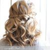 Curled Half-Up Hairstyles (Photo 3 of 25)