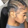 Ponytail Braid Hairstyles With Thin And Thick Cornrows (Photo 13 of 25)