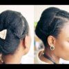 Black Hair Updo Hairstyles With Bangs (Photo 13 of 15)