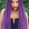 Skinny Braid Hairstyles With Purple Ends (Photo 12 of 25)