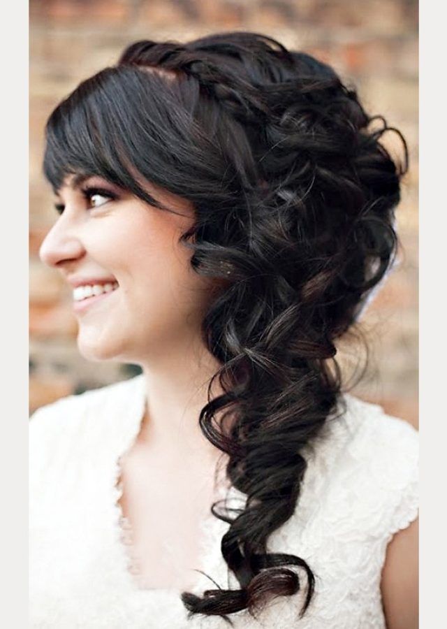 15 Inspirations Wedding Hairstyles for Long Hair and Bangs