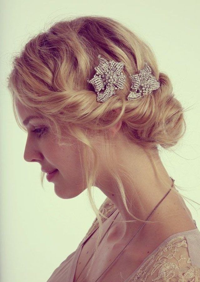 15 Best Collection of Short Wedding Updo Hairstyles