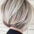 Dark Blonde Rounded Jaw-length Bob Haircuts