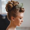 Pompadour Bun Hairstyles For Wedding (Photo 9 of 25)