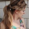 Ponytail And Lacy Braid Hairstyles (Photo 5 of 25)