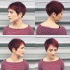 Pageboy Maroon Red Pixie Haircuts (Photo 4 of 25)