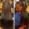 Sleek Straightened Black Ponytail Hairstyles (Photo 15 of 25)
