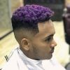 Faux-Hawk Fade Haircuts With Purple Highlights (Photo 25 of 25)
