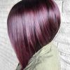 Purple-Tinted Off-Centered Bob Hairstyles (Photo 10 of 25)