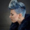 Blue Punky Pixie Hairstyles With Undercut (Photo 15 of 25)