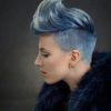Short Hairstyles With Blue Highlights And Undercut (Photo 6 of 25)