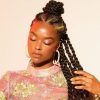 Angled Cornrows Hairstyles With Braided Parts (Photo 20 of 25)