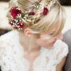 Sophisticated Pulled Back Cascade Bridal Hairstyles (Photo 17 of 25)