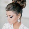 Sleek And Big Princess Ball Gown Updos For Brides (Photo 5 of 25)