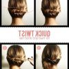 Easy Do It Yourself Updo Hairstyles For Medium Length Hair (Photo 11 of 15)