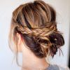 French Braid Low Chignon Hairstyles (Photo 10 of 25)