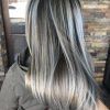 Dark Brown Hair Hairstyles With Silver Blonde Highlights (Photo 1 of 25)
