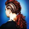 Braided Mohawk Pony Hairstyles With Tight Cornrows (Photo 6 of 25)