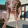 Pigtails Braids With Rings For Thin Hair (Photo 1 of 15)