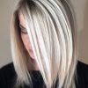 Dark And Light Contrasting Blonde Lob Hairstyles (Photo 22 of 25)
