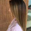 Brunette Hairstyles With Dirty Blonde Ends (Photo 19 of 25)