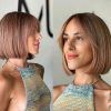 Rose Gold Blunt Lob Haircuts (Photo 8 of 25)