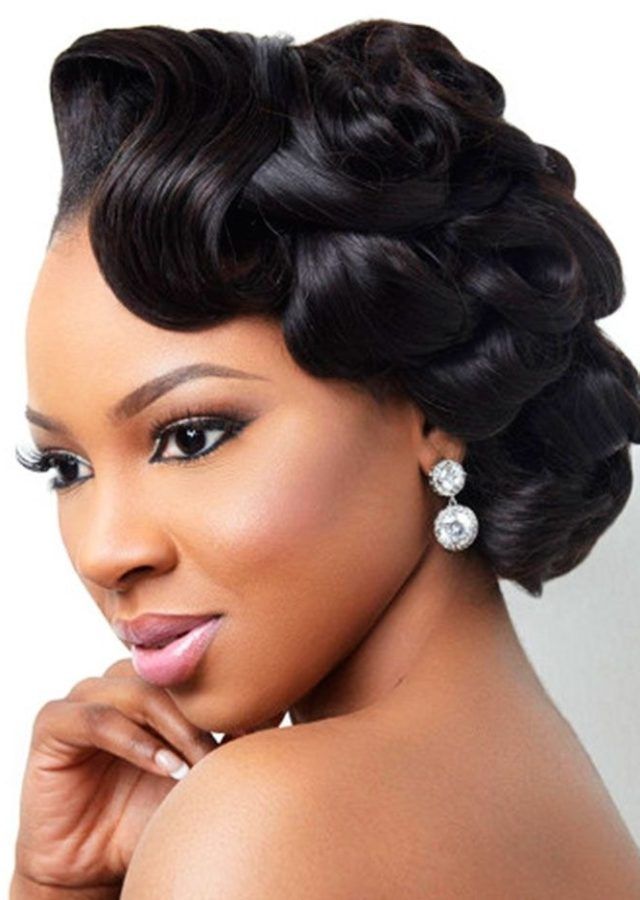 15 the Best Ebony Wedding Hairstyles