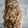 Half Up Wedding Hairstyles Long Curly Hair (Photo 7 of 15)