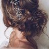 Pinned Brunette Ribbons Bridal Hairstyles (Photo 10 of 25)
