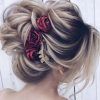 Romantic Florals Updo Hairstyles (Photo 24 of 26)