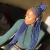 Blue And Black Cornrows Braid Hairstyles (Photo 17 of 25)