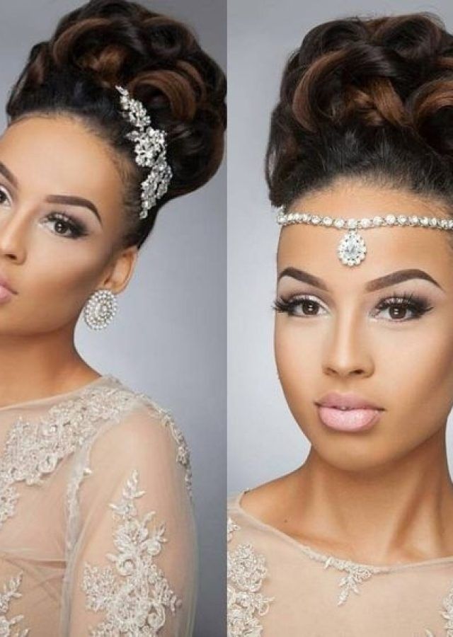 2024 Popular African American Updo Wedding Hairstyles