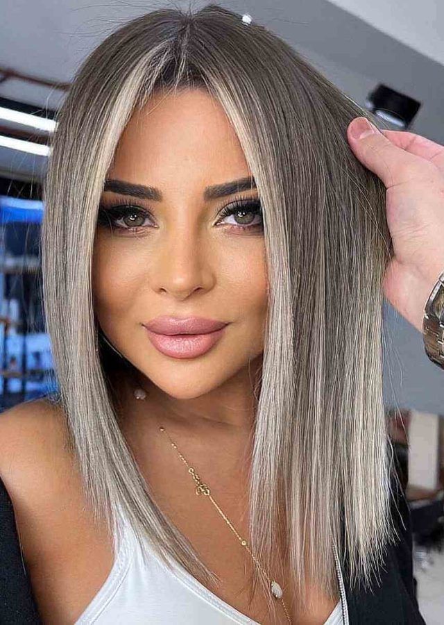 25 Ideas of Middle Part Straight Haircuts
