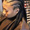 Ponytail Braid Hairstyles With Thin And Thick Cornrows (Photo 7 of 25)
