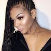 High Ponytail Hairstyles With Jumbo Cornrows (Photo 23 of 25)