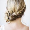 Side Bun Twined Prom Hairstyles With A Braid (Photo 18 of 25)