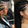 Ponytail Braid Hairstyles With Thin And Thick Cornrows (Photo 25 of 25)