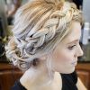 Twisted Updo With Blonde Highlights (Photo 4 of 15)