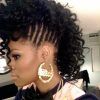 Faux Mohawk Hairstyles With Springy Curls (Photo 12 of 25)