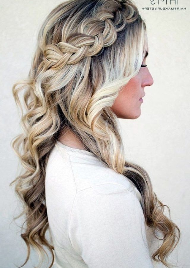Top 15 of Wedding Hairstyles for Long Thick Hair