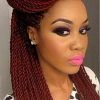 African Red Twists Micro Braid Hairstyles (Photo 15 of 25)