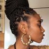 Cornrows With Artistic Beaded Twisted Bun (Photo 13 of 15)