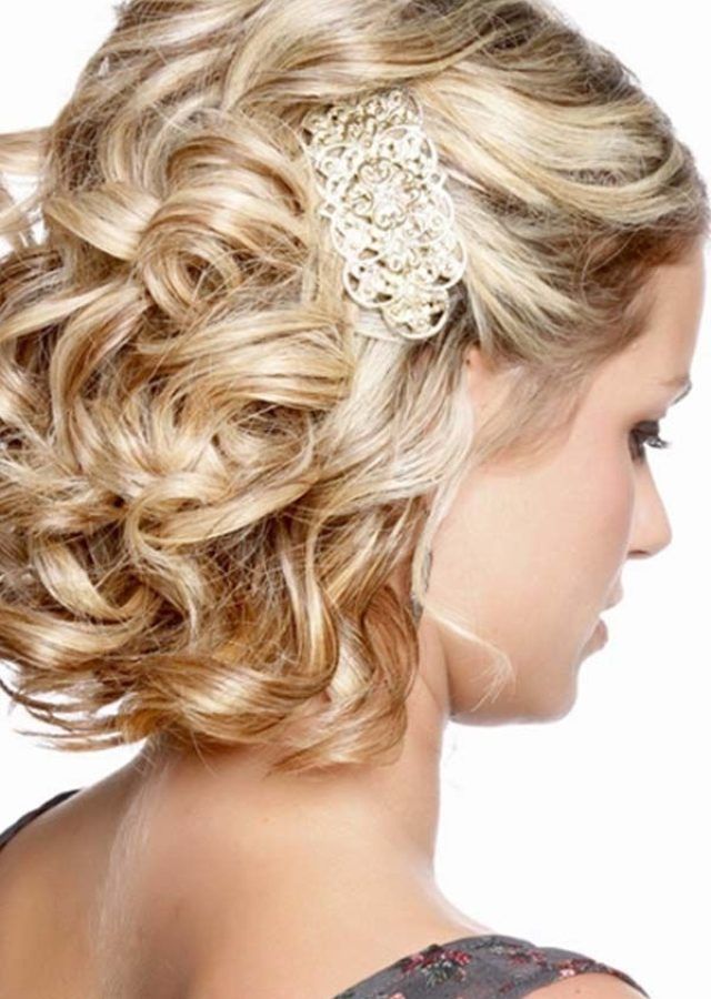 15 Collection of Wedding Hairstyles for Short Curly Hair